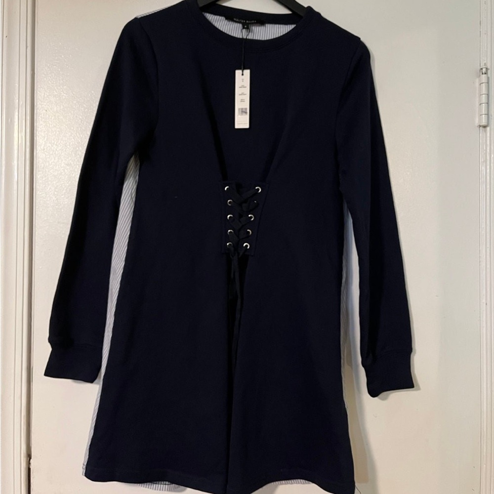 Walter Baker Womens Dark Navy Anne Dress S